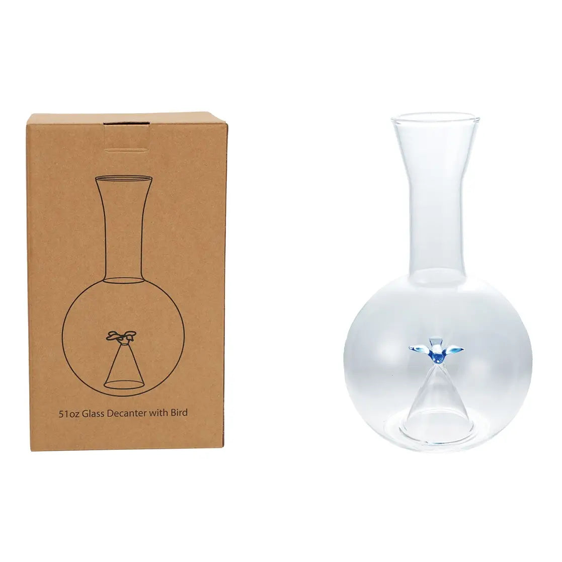 Decanter w/Bird