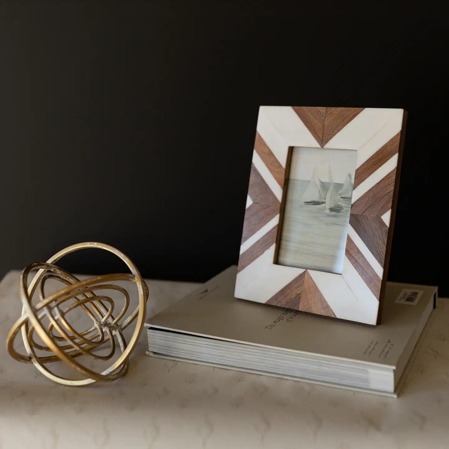 4X6 Clement Wood and Resin Frame