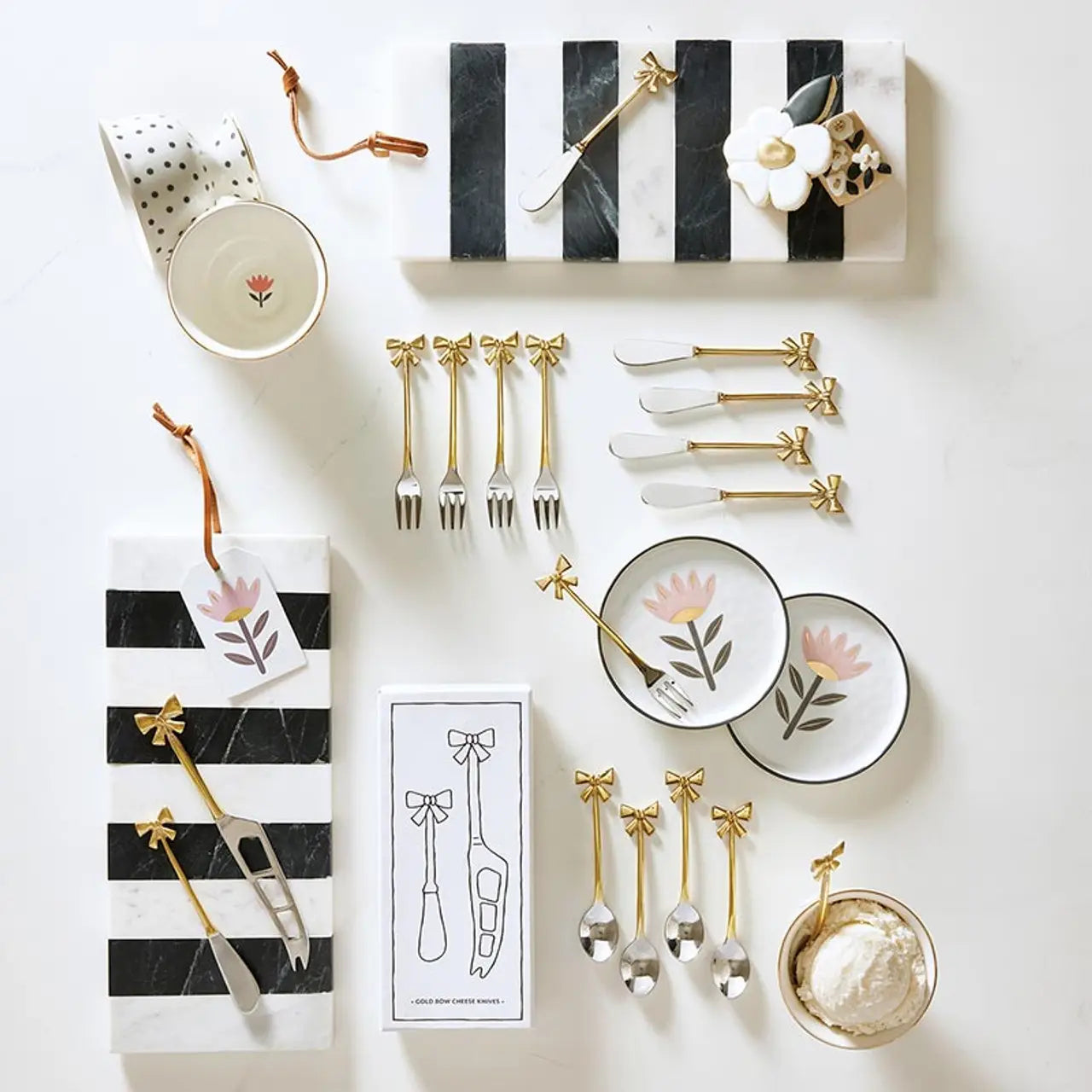 Striped Spreaders - Set of 3