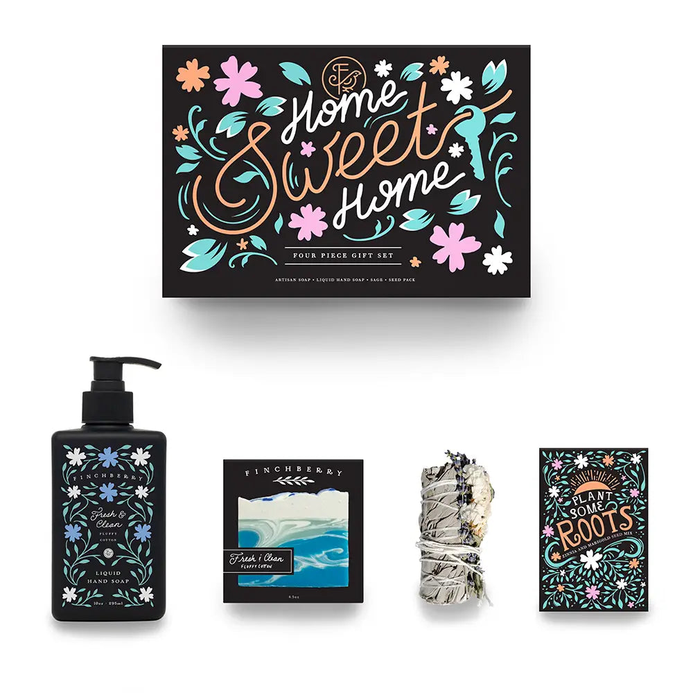 Home Sweet Home 4 Pc Bath & Body Gift Set