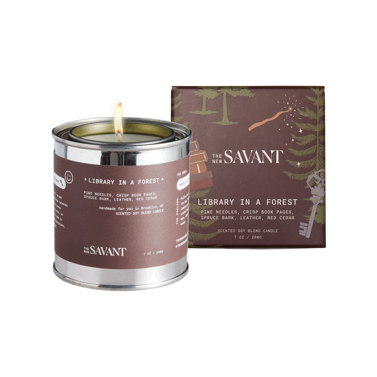 Library in A Forest Candle