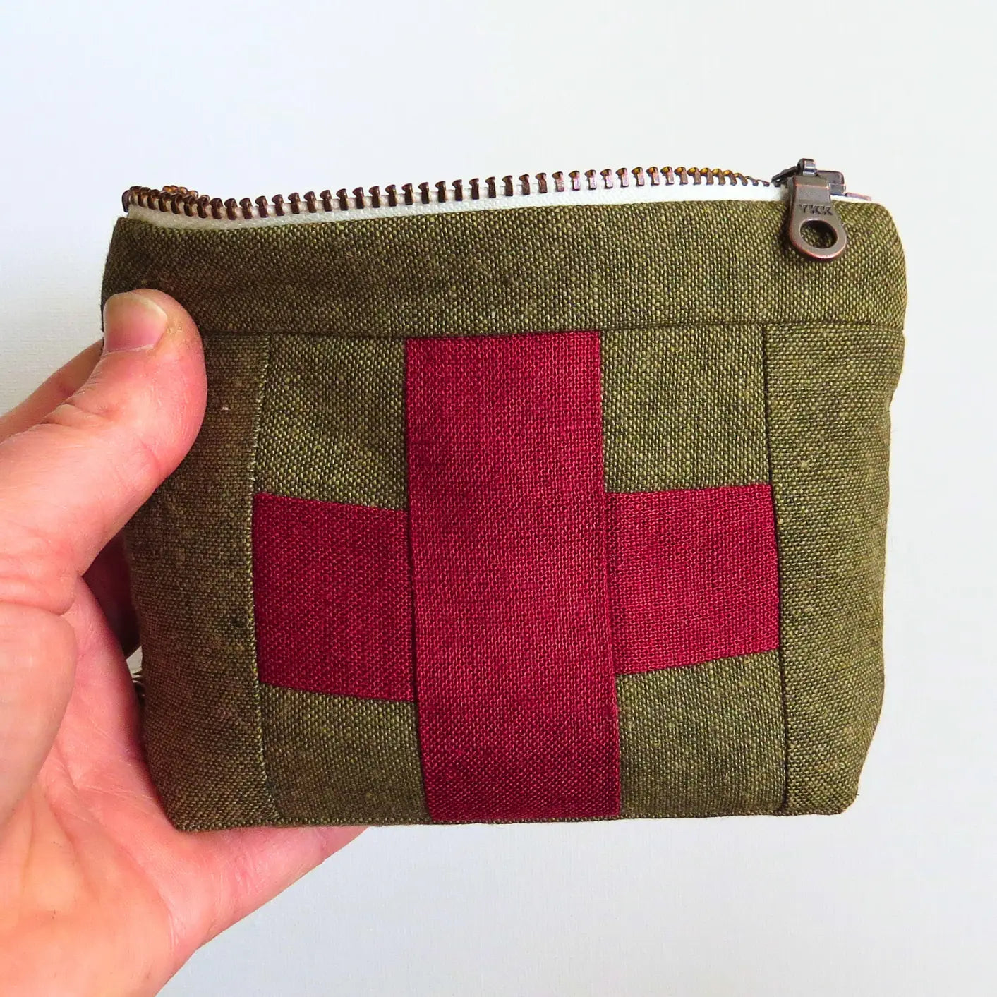 Compact First Aid Pouch – Handmade Medical Travel Kit