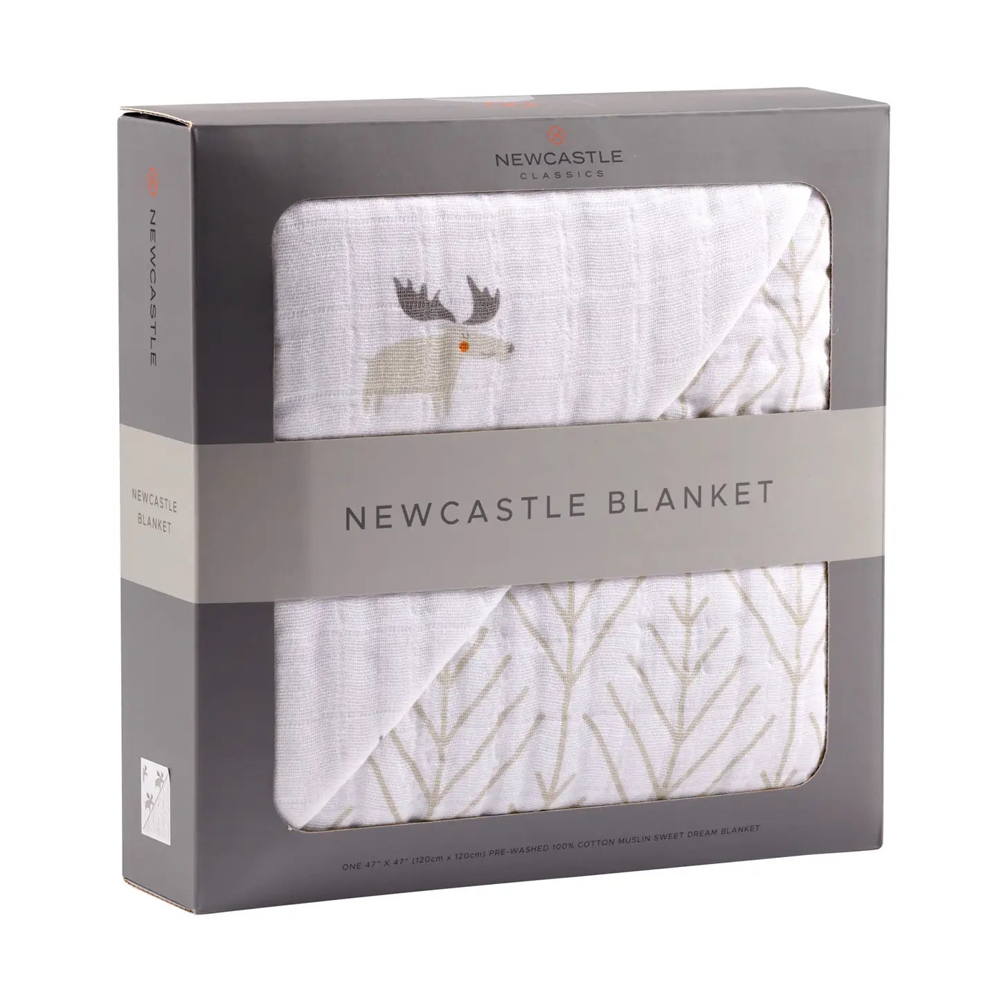 Mister Moose and Forest Arrow Cotton Newcastle Blanket