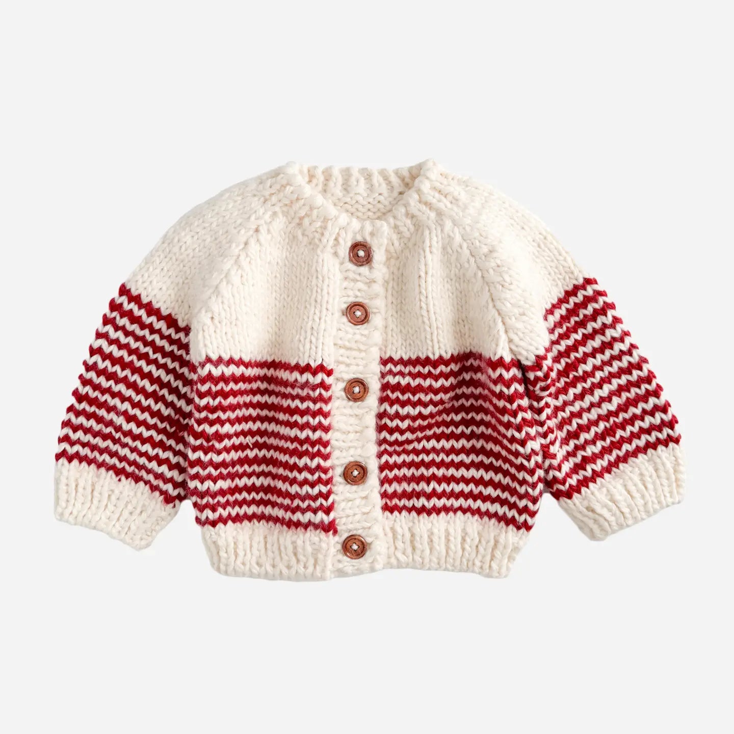 Stripe Cardigan Candy Cane