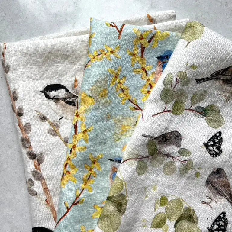 Linen Tea Towel-Art