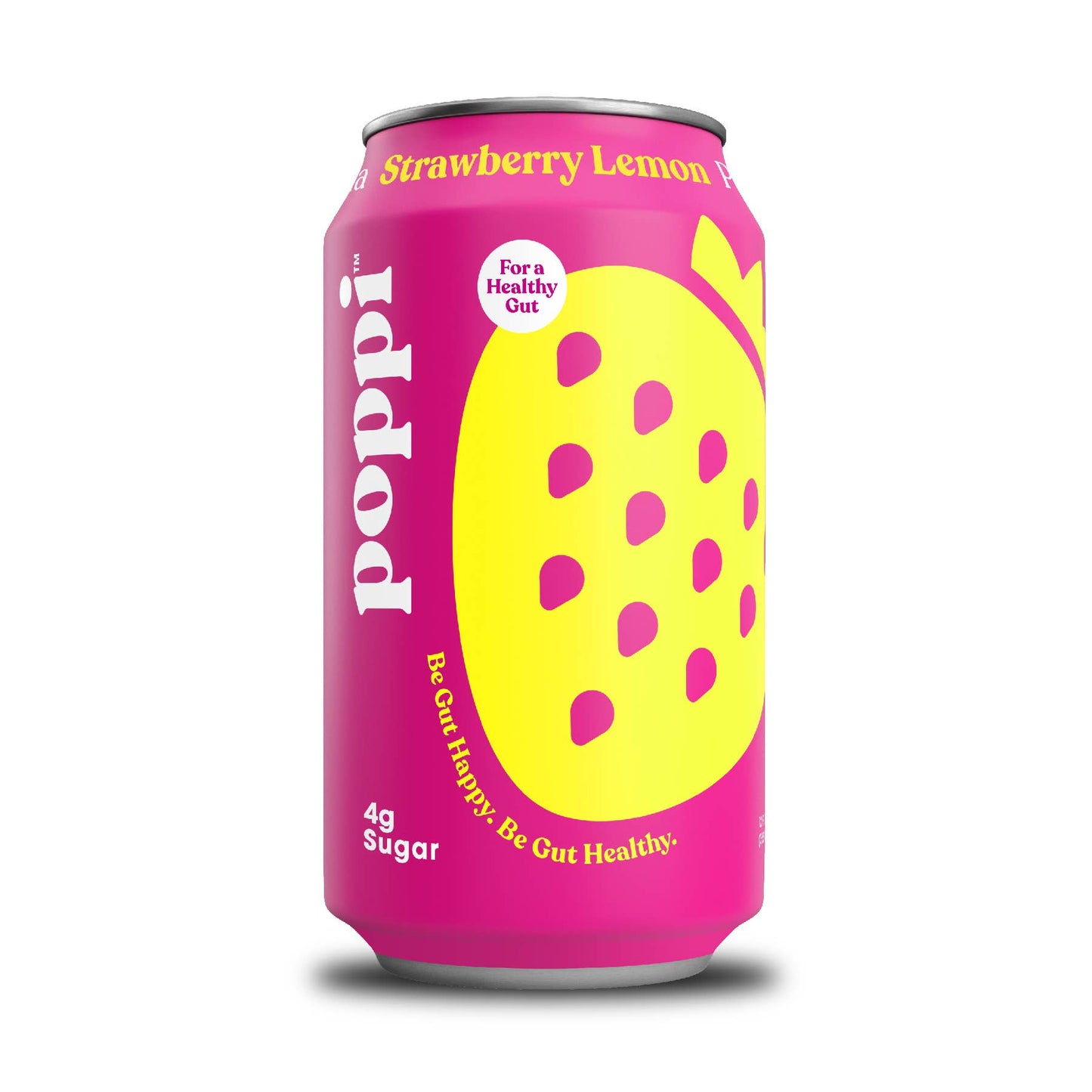 Strawberry Lemon Sparkling Prebiotic Soda