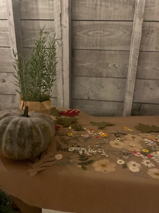 Pressed Floral Pumpkin Workshop - Thursday, October 10 at 7:00PM