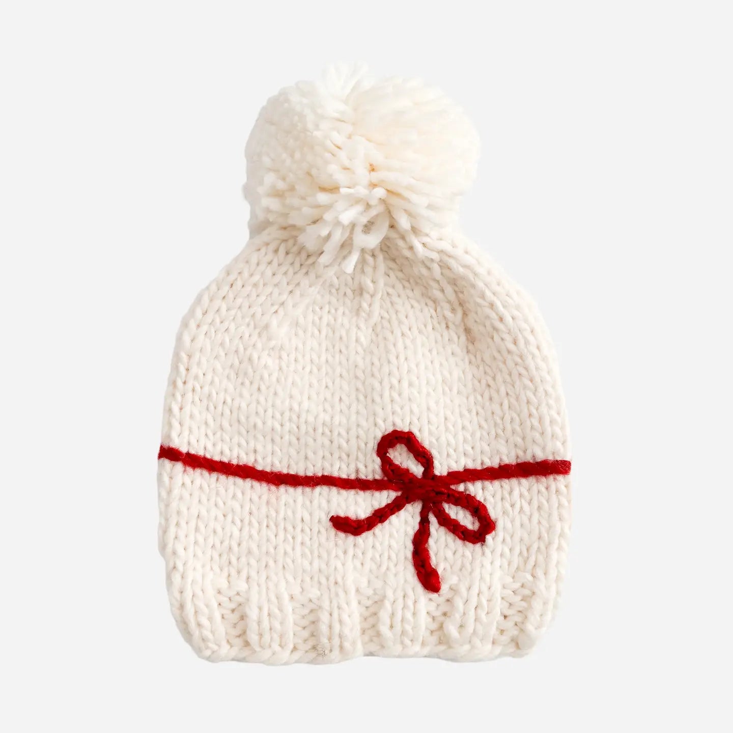Present Hat Cream Red