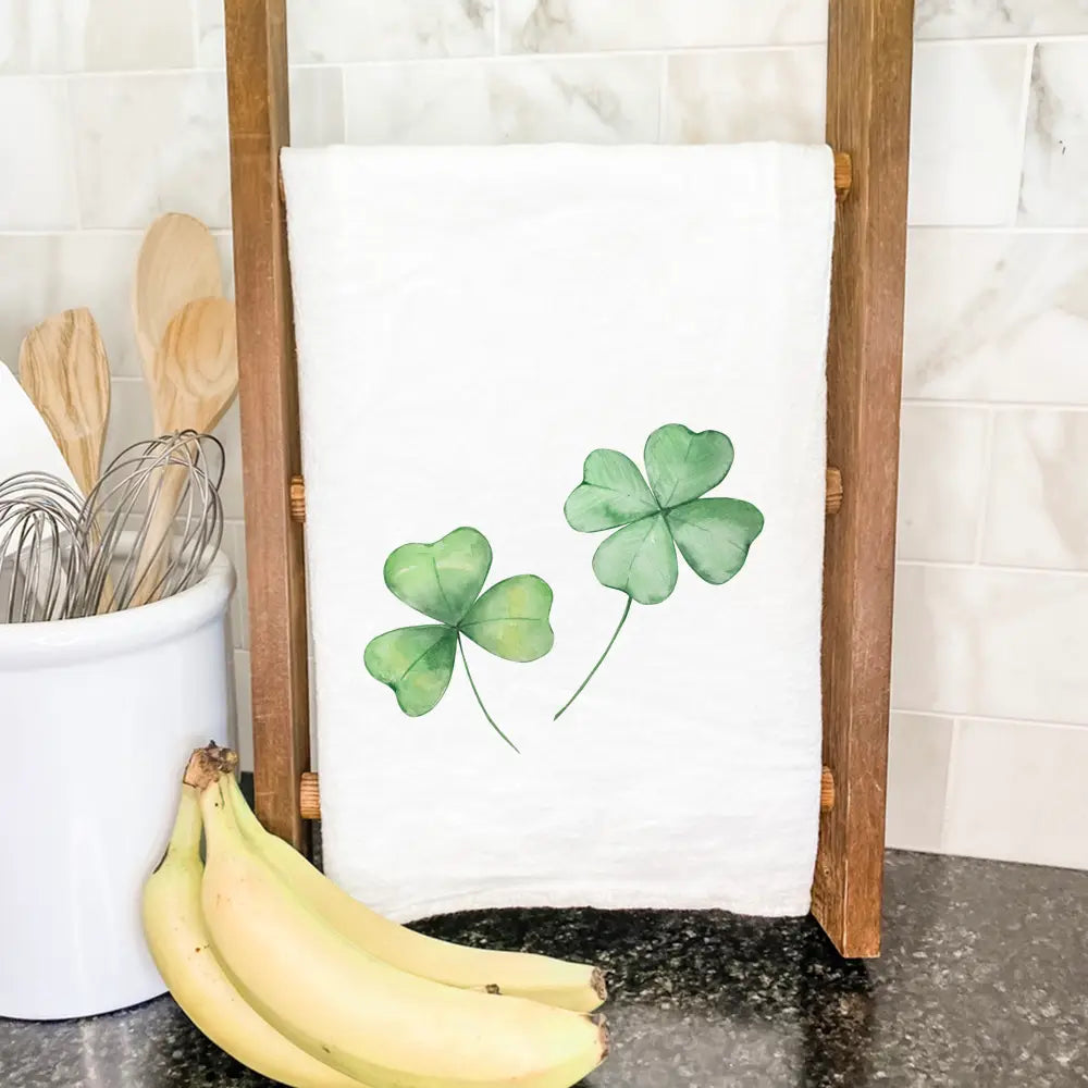 Clover Pair - St. Patrick's Day Tea Towel