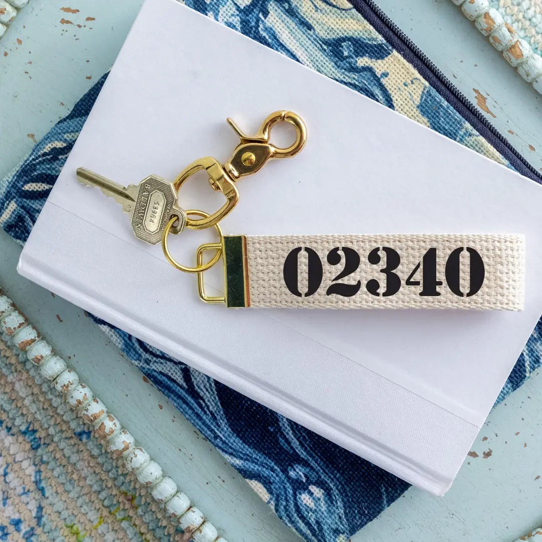 Personalized Your Zip Code Keychain