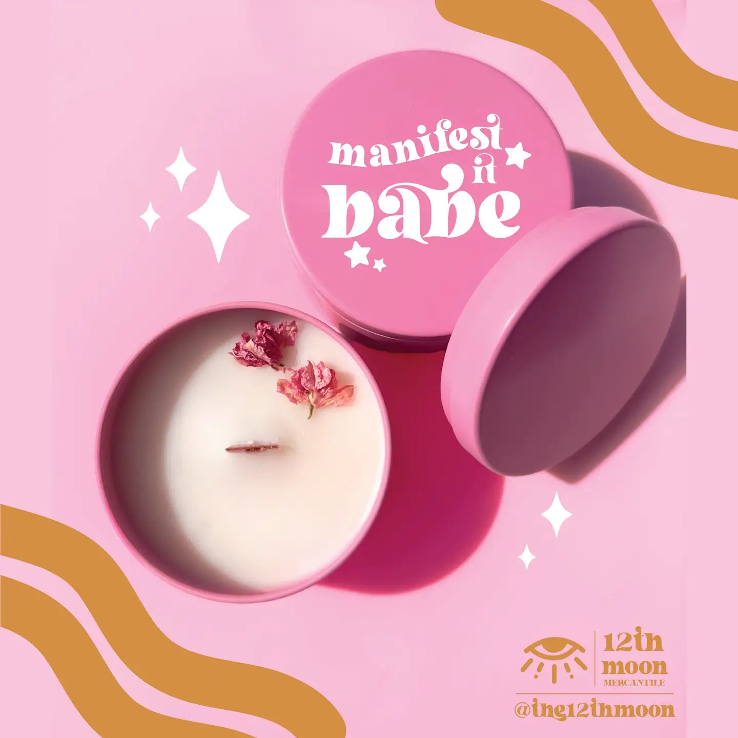 Manifest It Babe Shimmer Candle - Aromatherapy - Barbie