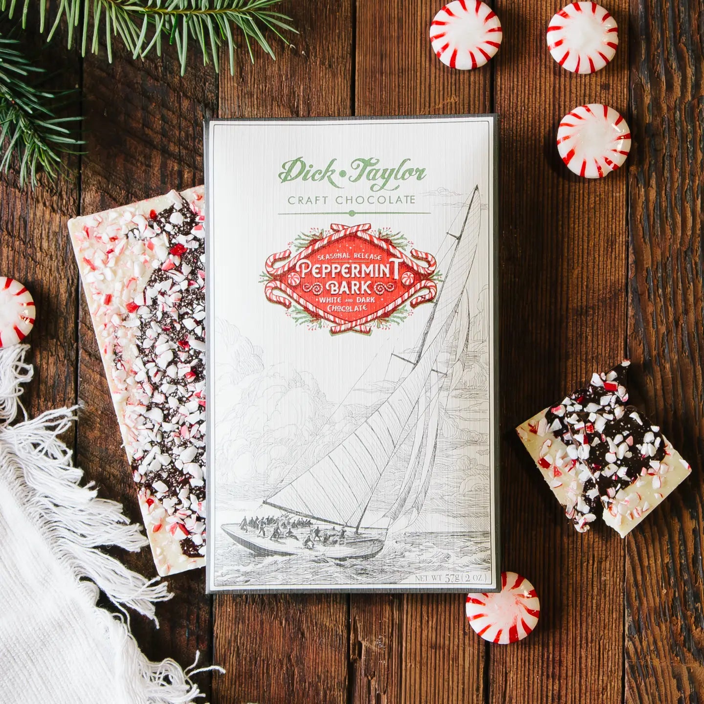 Peppermint Bark Dark & White Chocolate