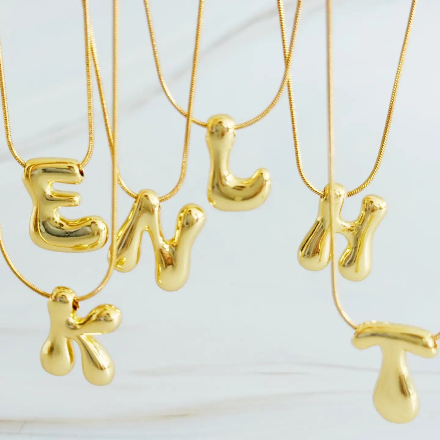 Ballon Letter Necklace