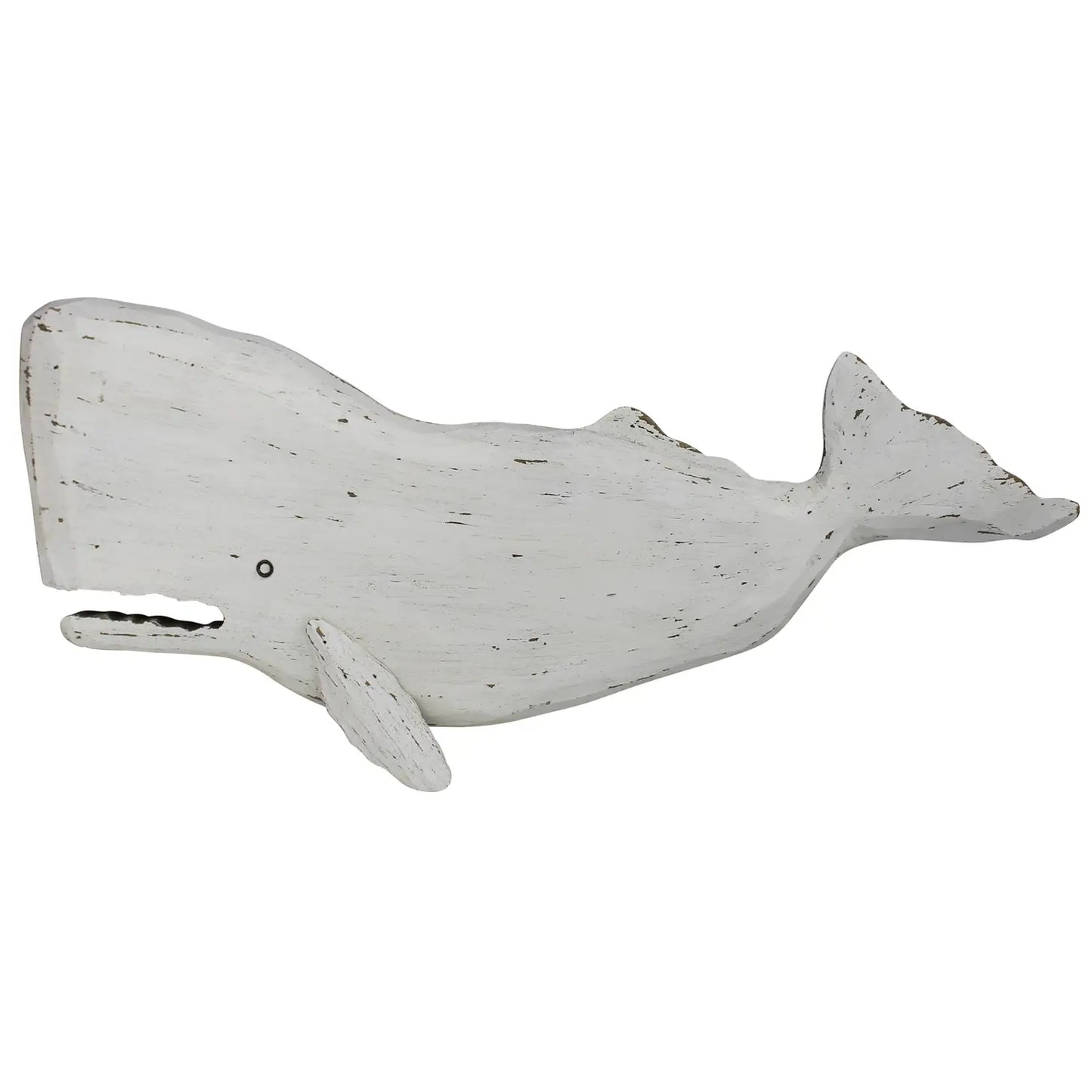 Melville Sperm Whale, Wood, White