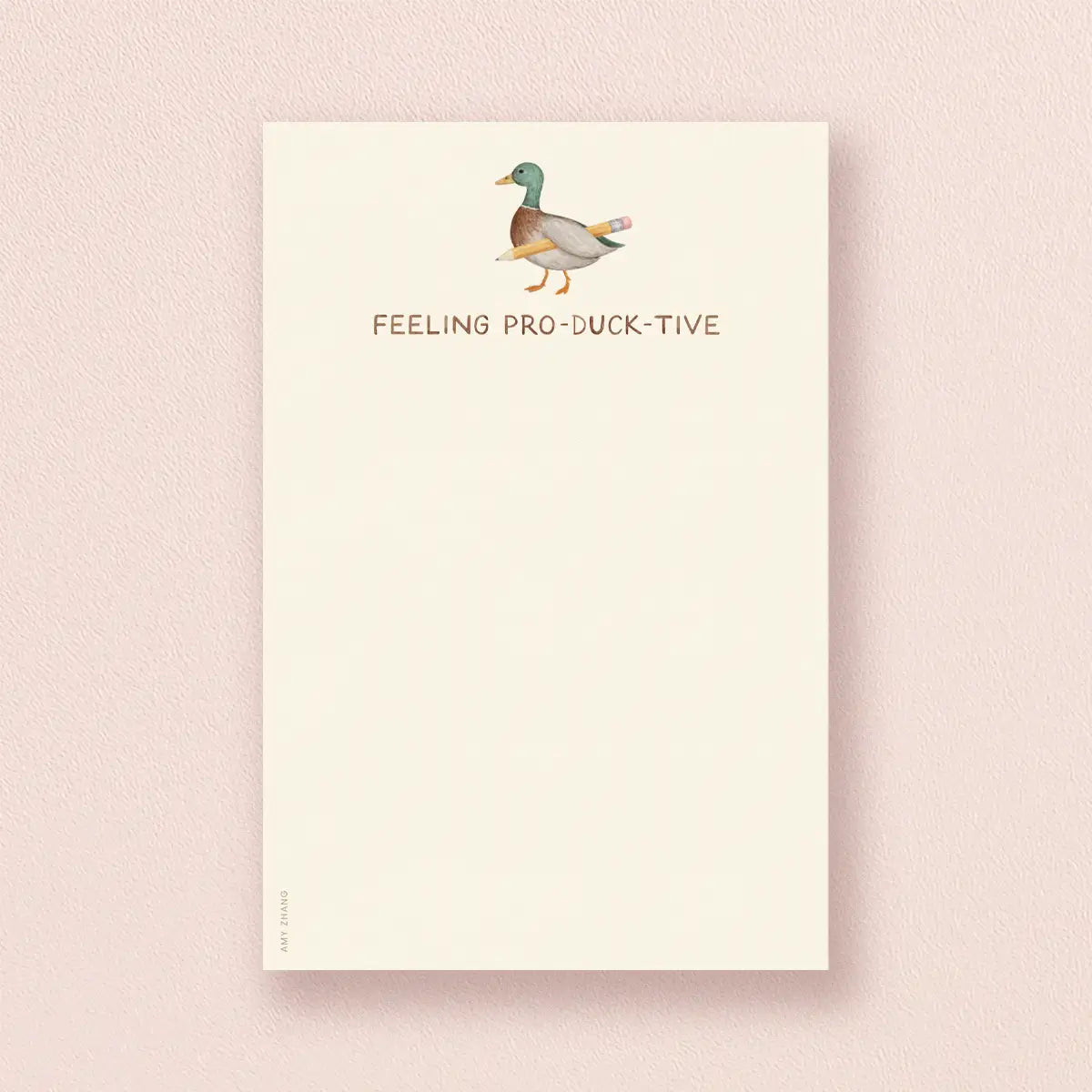 Feeling Pro duck tive Notepad