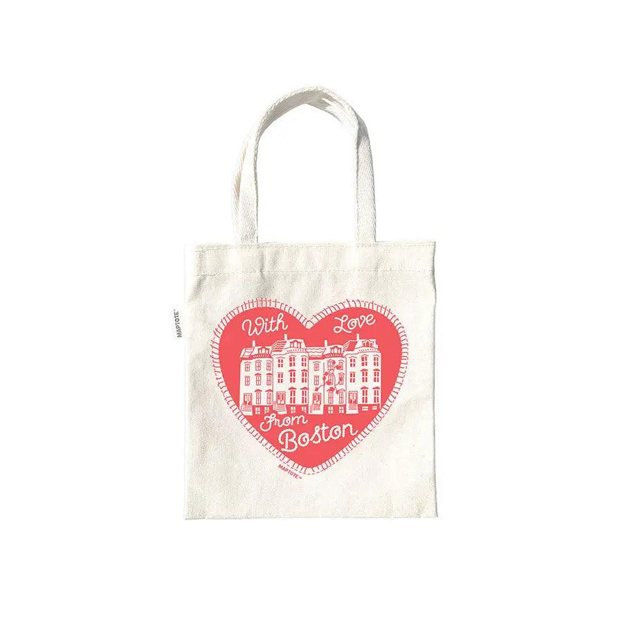 Boston Heart Tiny Tote