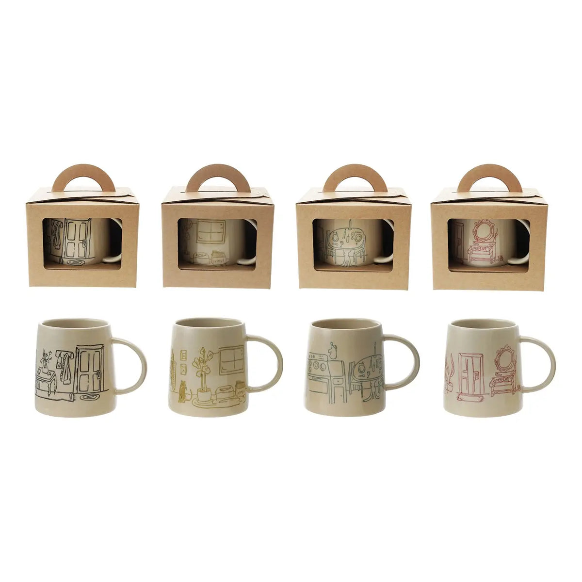 Hand Stamped Mug