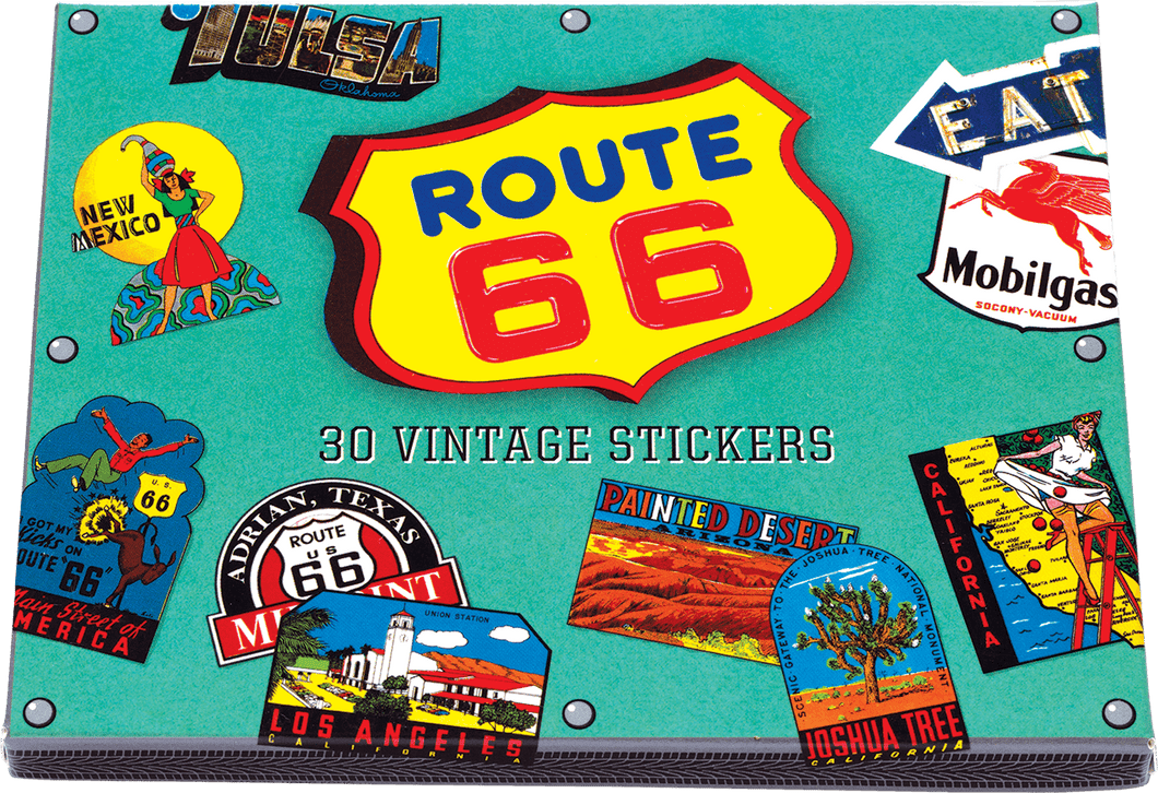 Route 66 Travel Labels