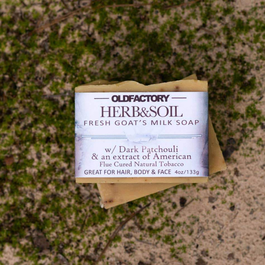 Herb & Soil Goats Milk Soap