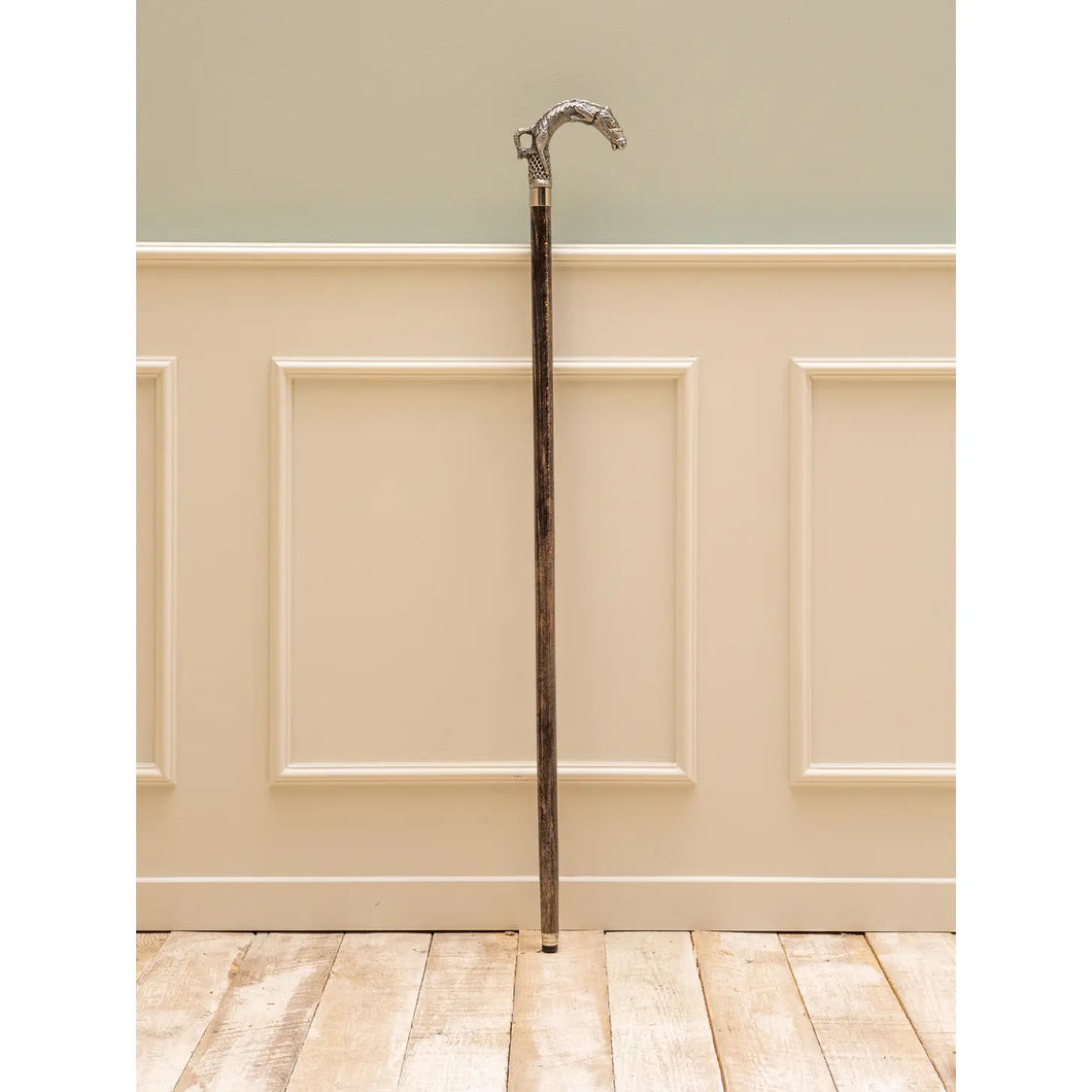 Walking stick with horse head handle