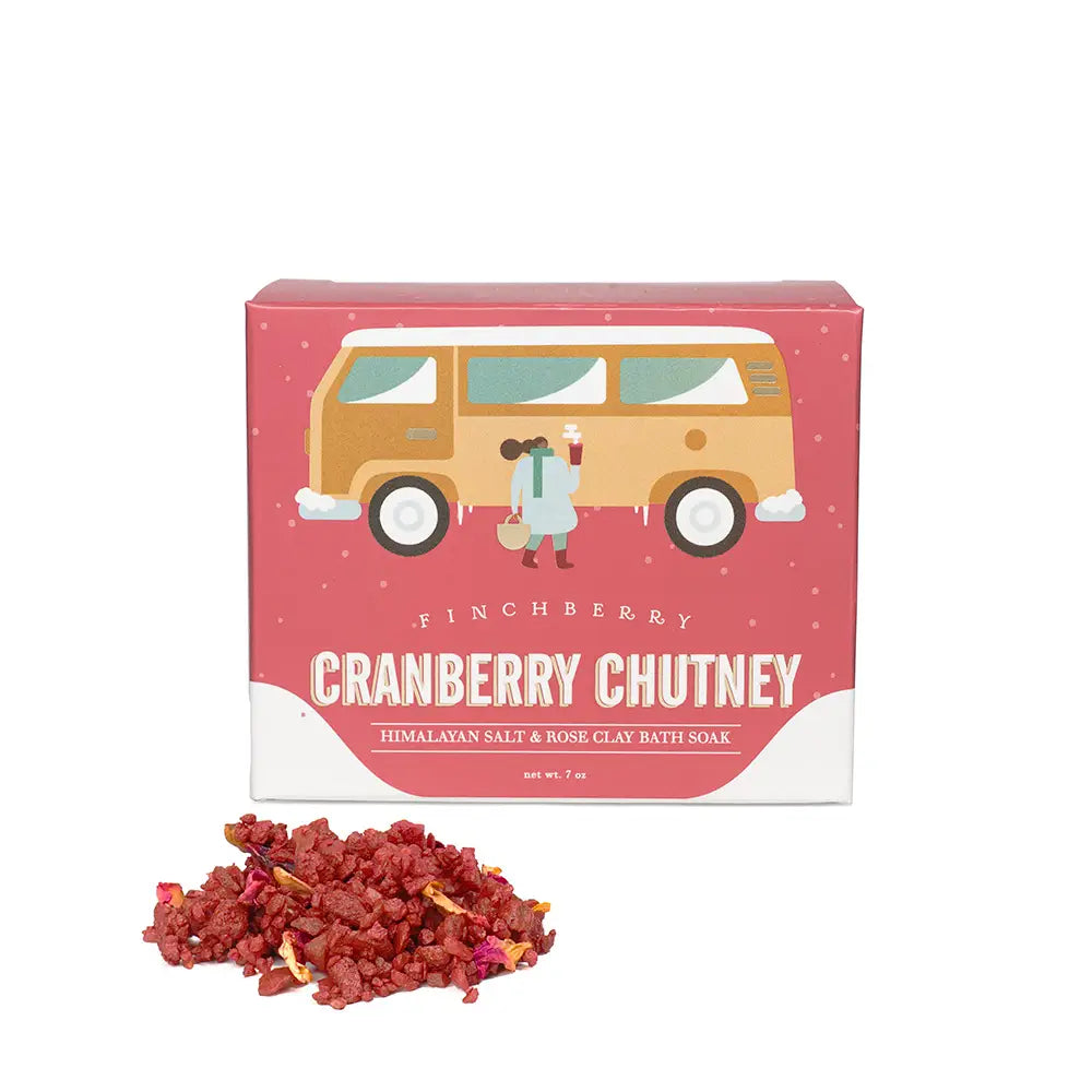 Holiday Cranberry Chutney Clay & Salt Soak Stocking Stuffer