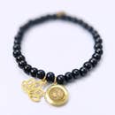 Be Still Wood Bead Locket Bracelet