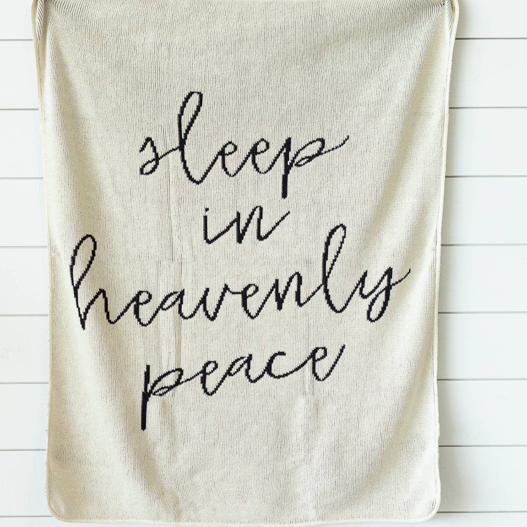 Sleep in Heavenly Peace Throw