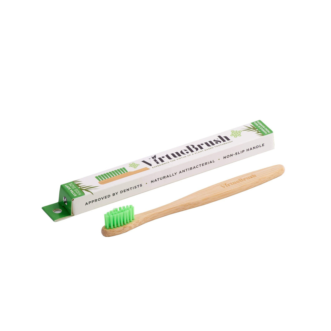 Kids Size Soft Bamboo Toothbrush