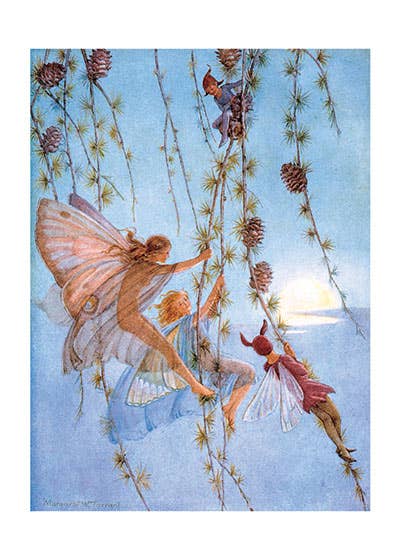 The Fairies Playing Among the Flowers