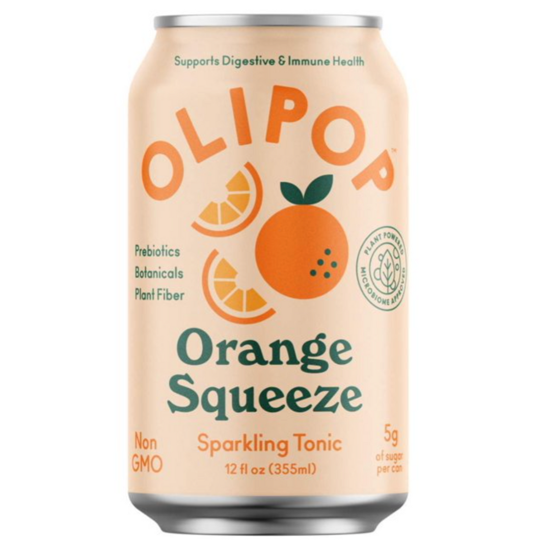 Olipop Prebiotic Sparkling Tonic Drink - Orange Squeeze