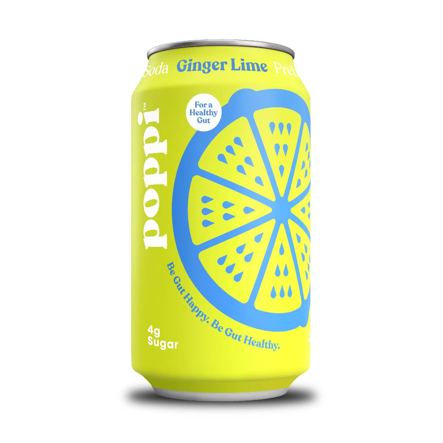Ginger Lime Sparkling Prebiotic Soda